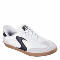 Skechers Duraleather And Suede Overlay Bungee Low-Top Trainers  