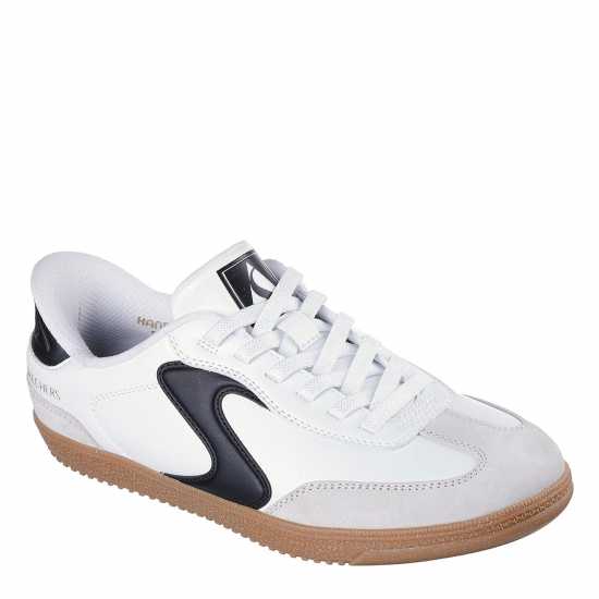 Skechers Duraleather And Suede Overlay Bungee Low-Top Trainers  