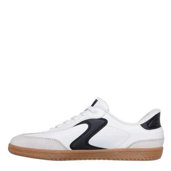 Skechers Duraleather And Suede Overlay Bungee Low-Top Trainers  