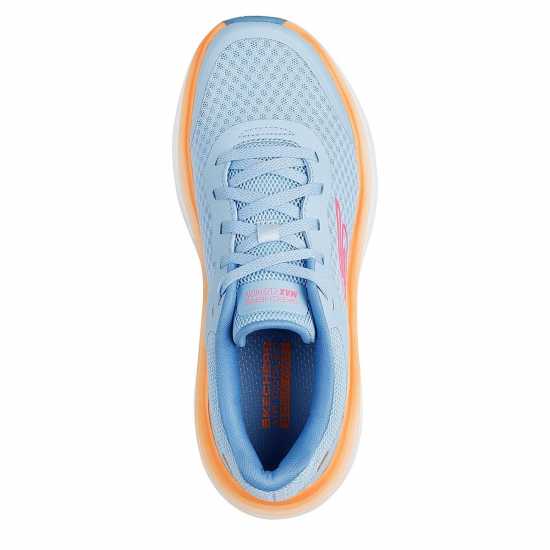 Skechers Engineered Mesh Lace-Up Low-Top Trainers Черно/Оранжево 