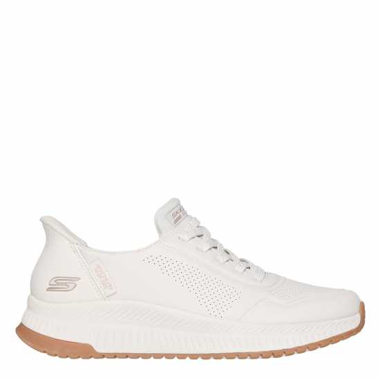 Skechers Маратонки Без Връзки Bobs Squad 4 Slip On Trainers Womens Бяло 
