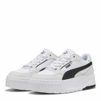Puma Karmen Ii Idol Low-Top Trainers Womens Wht/Blk/Grey 