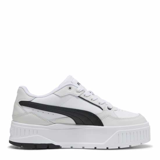 Puma Karmen Ii Idol Low-Top Trainers Womens Wht/Blk/Grey Puma Karmen Ii Idol Low-Top Trainers Womens Wht/Blk/Grey