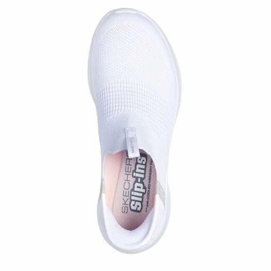 Skechers Engineered Stretch Knitted Slip-On Low-Top Trainers  