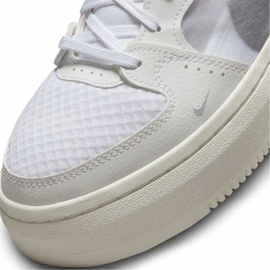 Nike Court Vision Alta Women's Shoes White/Silver - Дамски маратонки