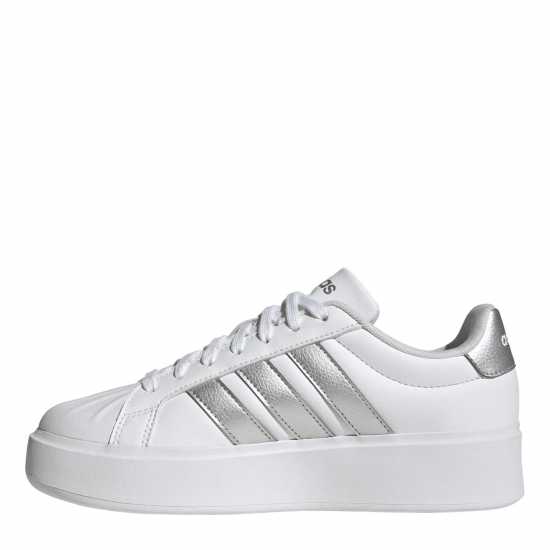 Adidas Мъжки Маратонки Streetalk Bold Womens Trainers Бяло/сребро Adidas Мъжки Маратонки Streetalk Bold Womens Trainers Бяло/сребро