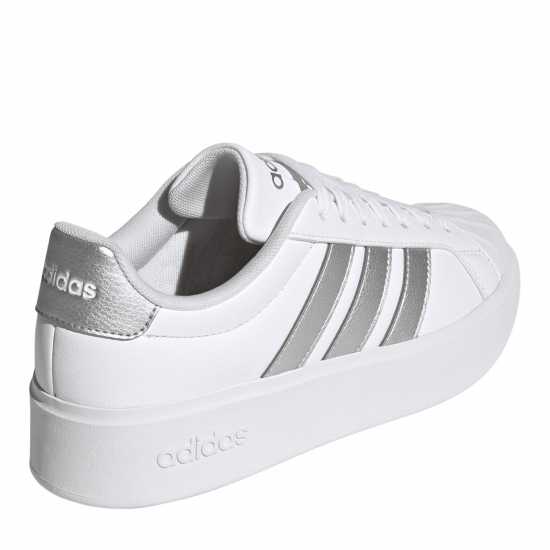 Adidas Мъжки Маратонки Streetalk Bold Womens Trainers Бяло/сребро Adidas Мъжки Маратонки Streetalk Bold Womens Trainers Бяло/сребро