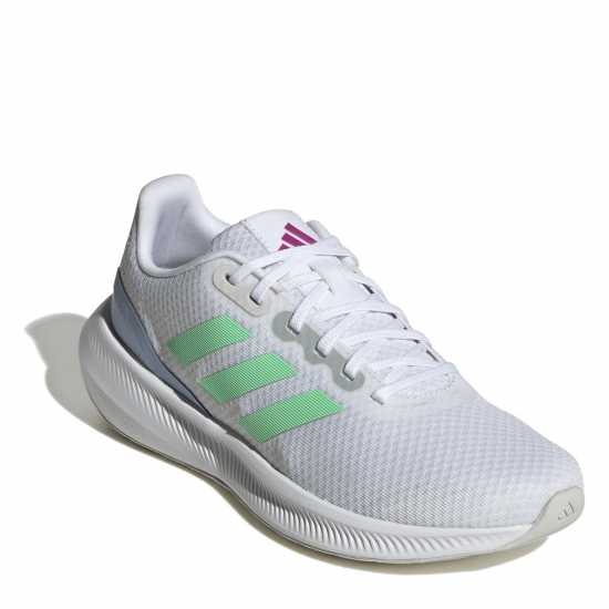 Adidas Мъжки Маратонки За Бягане Run Falcon 3 Womens Running Shoes White/Green Дамски маратонки