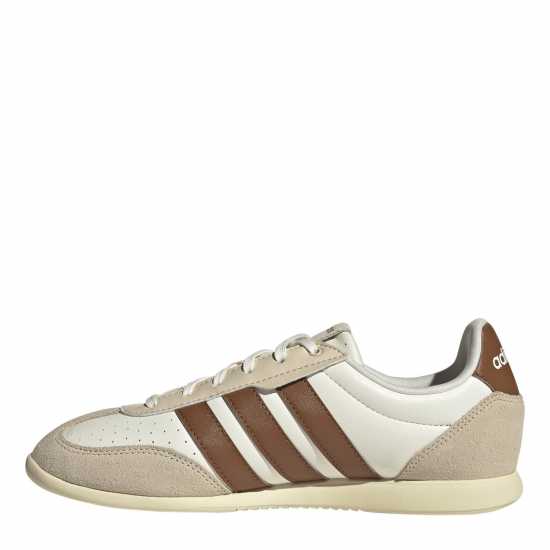 Adidas Women's Low-Top Trainers Off White/Brown Adidas Women's Low-Top Trainers Off White/Brown