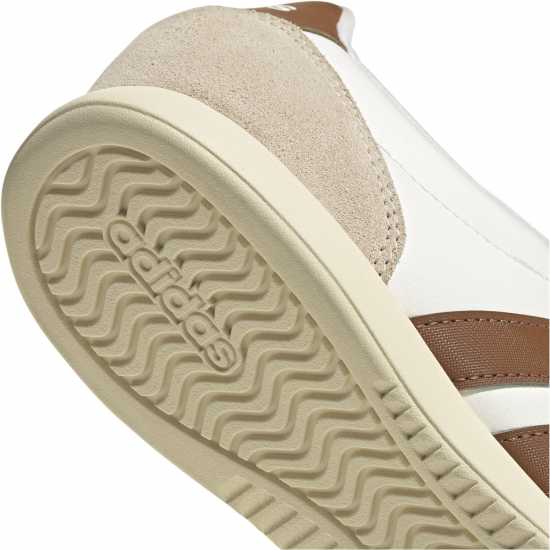 Adidas Women's Low-Top Trainers Off White/Brown Adidas Women's Low-Top Trainers Off White/Brown
