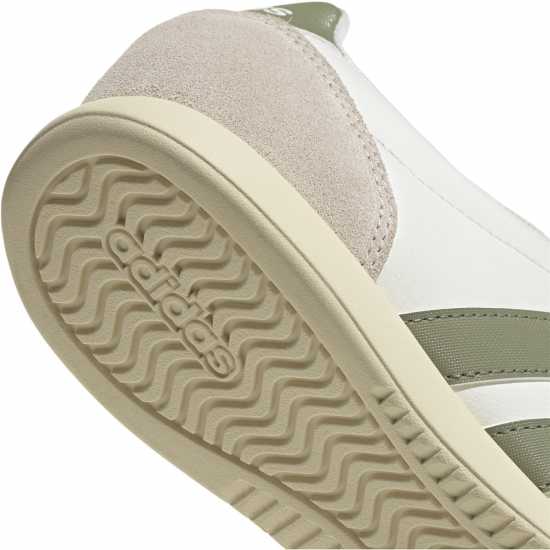 Adidas Women's Low-Top Trainers Off White/Green Adidas Women's Low-Top Trainers Off White/Green