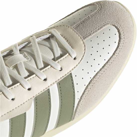 Adidas Women's Low-Top Trainers Off White/Green Adidas Women's Low-Top Trainers Off White/Green