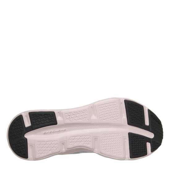 Skechers Маратонки Без Връзки Engineered Mesh Knotted Bungee Slip On Trainers Womens White/Pink 
