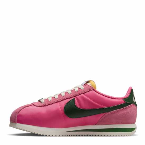 Nike Cortez Textile Runners Womens Розово/Зелено Nike Cortez Textile Runners Womens Розово/Зелено