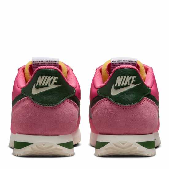 Nike Cortez Textile Runners Womens Розово/Зелено Nike Cortez Textile Runners Womens Розово/Зелено