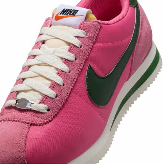Nike Cortez Textile Runners Womens Розово/Зелено Nike Cortez Textile Runners Womens Розово/Зелено