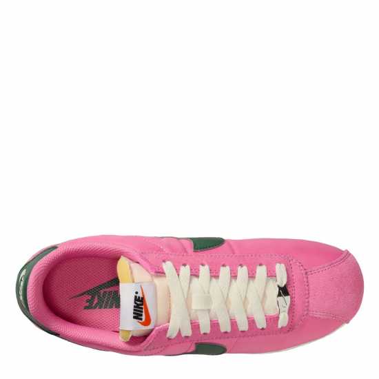 Nike Cortez Textile Runners Womens Розово/Зелено Nike Cortez Textile Runners Womens Розово/Зелено