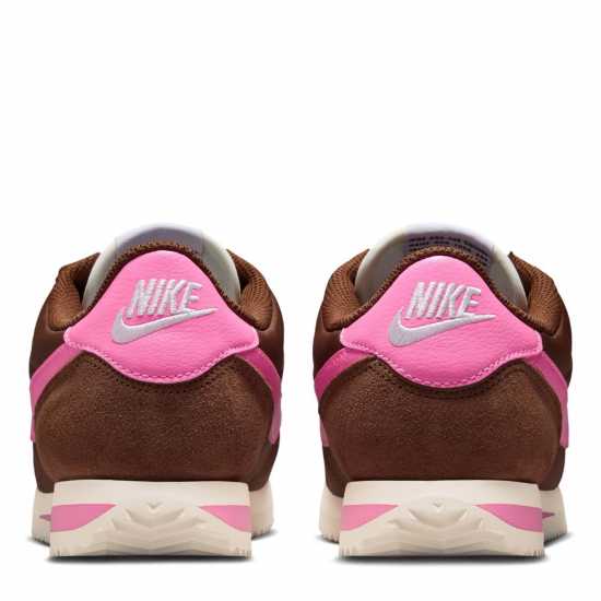 Nike Cortez Textile Runners Womens Кафяво/Розово 