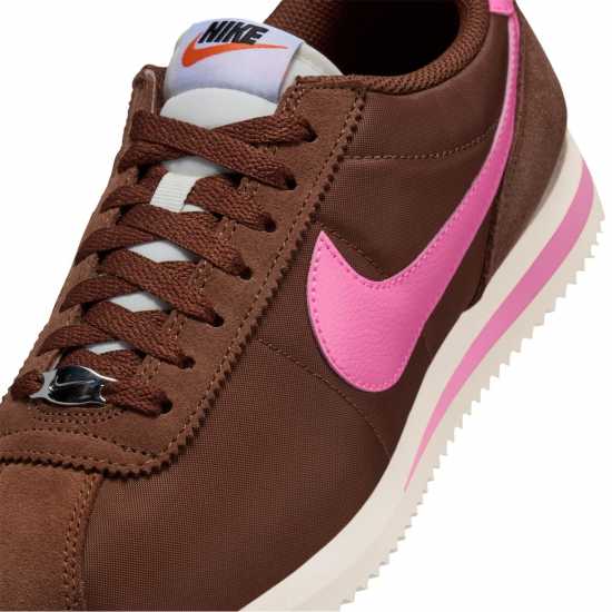 Nike Cortez Textile Runners Womens Кафяво/Розово 