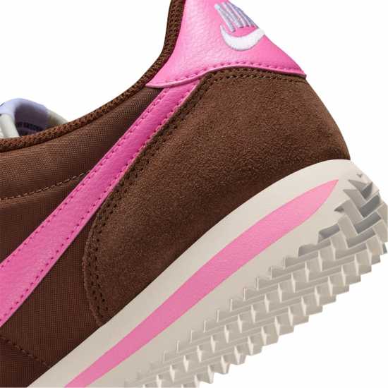 Nike Cortez Textile Runners Womens Кафяво/Розово 