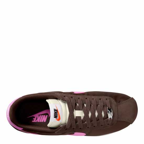 Nike Cortez Textile Runners Womens Кафяво/Розово 