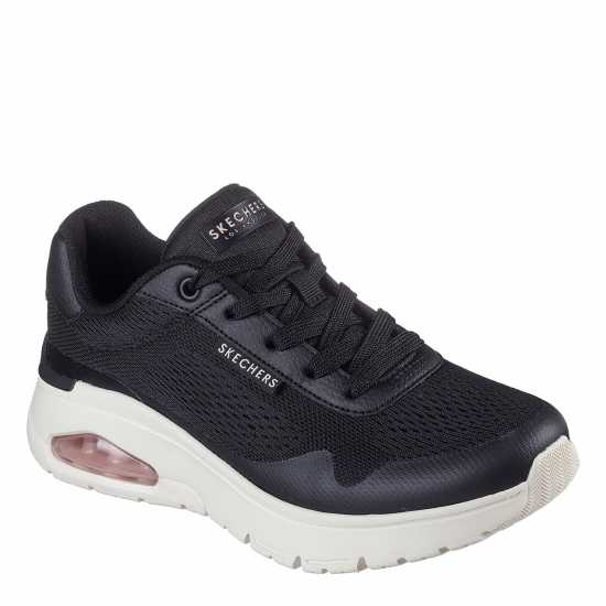 Skechers Hot Melt And Mesh Fashion Runners Черно/Бяло Skechers Hot Melt And Mesh Fashion Runners Черно/Бяло