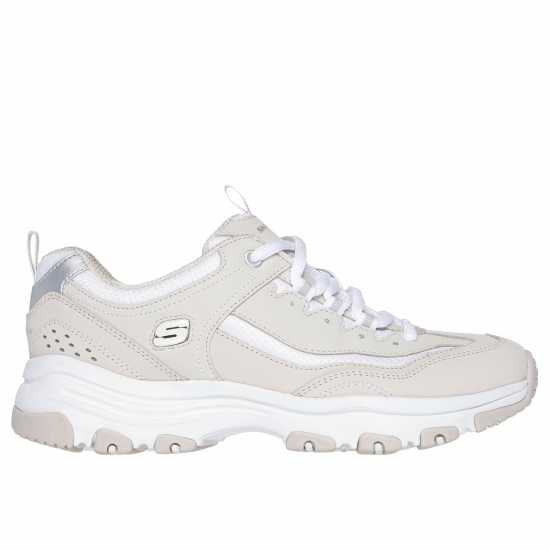 Skechers Дамски Маратонки Icon Dlite Ladies Trainers Тоуп/Бял Skechers Дамски Маратонки Icon Dlite Ladies Trainers Тоуп/Бял
