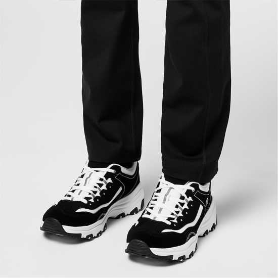 Skechers Дамски Маратонки Icon Dlite Ladies Trainers Черно/Бяло Skechers Дамски Маратонки Icon Dlite Ladies Trainers Черно/Бяло