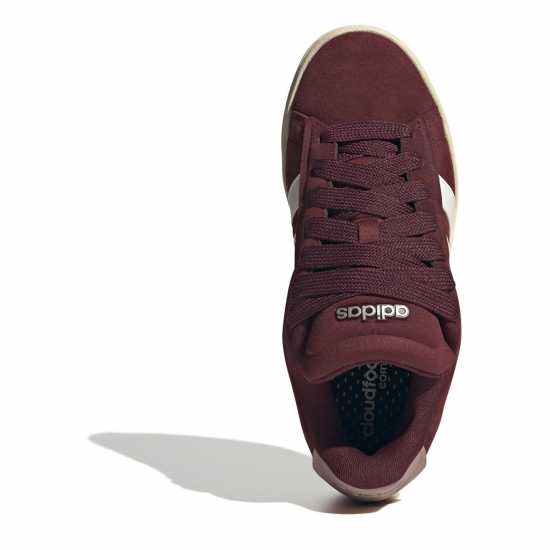 Adidas Grand Court Alpha 00S Low-Top Trainers Womens Burgundy/OffWht 