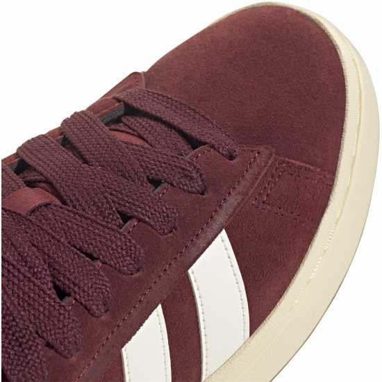 Adidas Grand Court Alpha 00S Low-Top Trainers Womens Burgundy/OffWht 