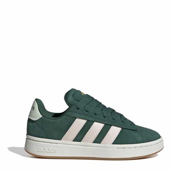 Adidas Grand Court Alpha 00S Low-Top Trainers Womens Зелено/Розово/Гума 