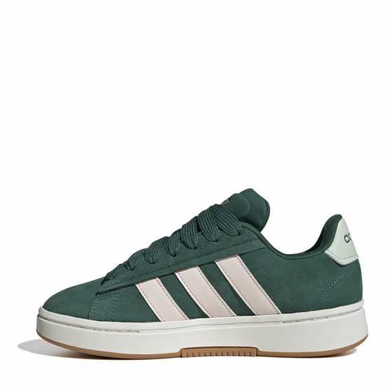 Adidas Grand Court Alpha 00S Low-Top Trainers Womens Зелено/Розово/Гума 