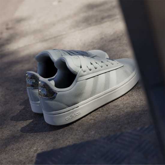 Adidas Grand Court Alpha 00S Low-Top Trainers Womens Зелено/Бяло Adidas Grand Court Alpha 00S Low-Top Trainers Womens Зелено/Бяло