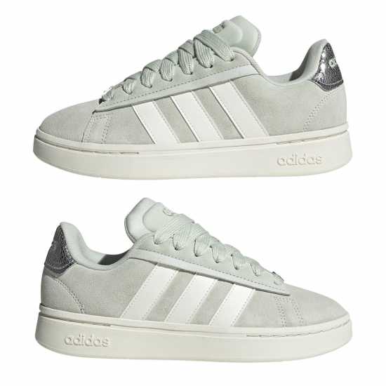 Adidas Grand Court Alpha 00S Low-Top Trainers Womens Зелено/Бяло Adidas Grand Court Alpha 00S Low-Top Trainers Womens Зелено/Бяло