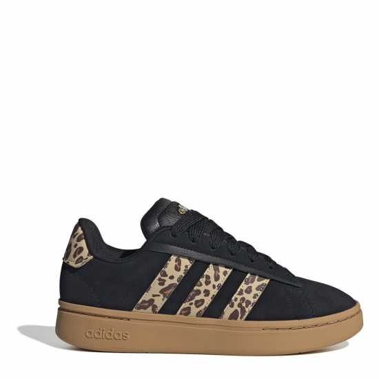 Adidas Grand Court Alpha 00S Low-Top Trainers Womens Черно/Леопард 