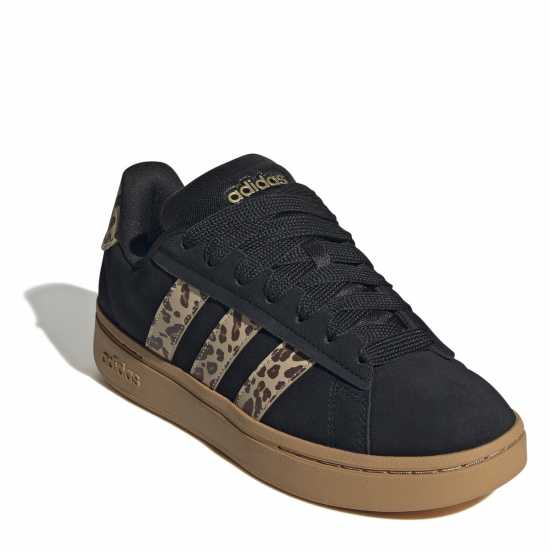 Adidas Grand Court Alpha 00S Low-Top Trainers Womens Черно/Леопард 
