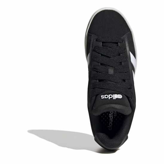 Adidas Grand Court Alpha 00S Low-Top Trainers Womens Черно/Бяло/Гума 