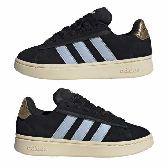 Adidas Grand Court Alpha 00S Low-Top Trainers Womens Черно/Синьо Adidas Grand Court Alpha 00S Low-Top Trainers Womens Черно/Синьо