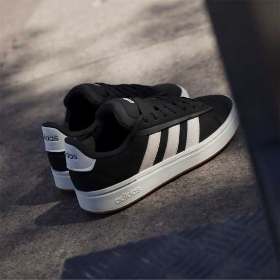 Adidas Grand Court Alpha 00S Low-Top Trainers Womens Черно/Розово 