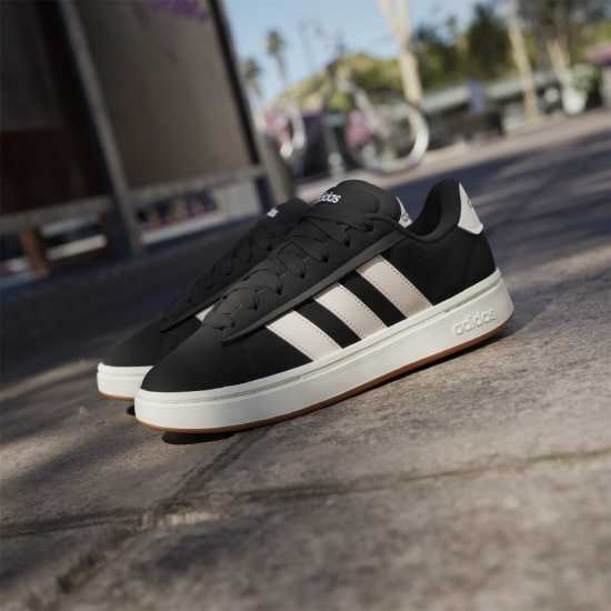 Adidas Grand Court Alpha 00S Low-Top Trainers Womens Черно/Розово 