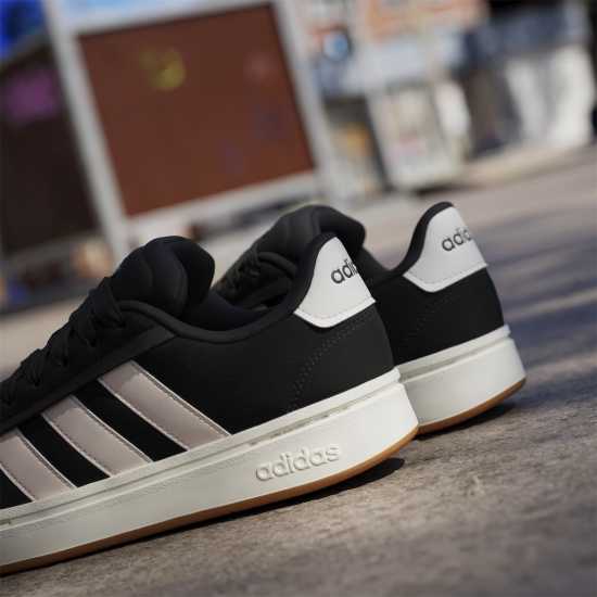 Adidas Grand Court Alpha 00S Low-Top Trainers Womens Черно/Розово 