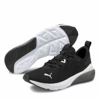 Puma Мъжки Маратонки За Бягане Cell Vive Womens Running Trainers Black/White Дамски маратонки