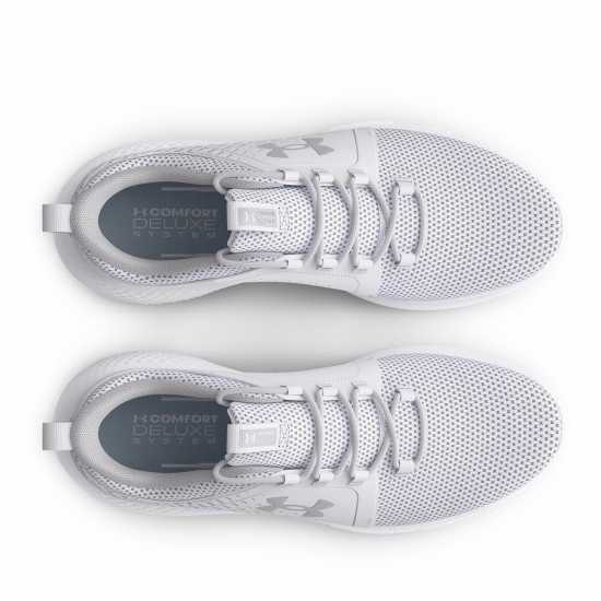 Under Armour Charged Decoy Running Shoes White/Halo Grey Дамски маратонки