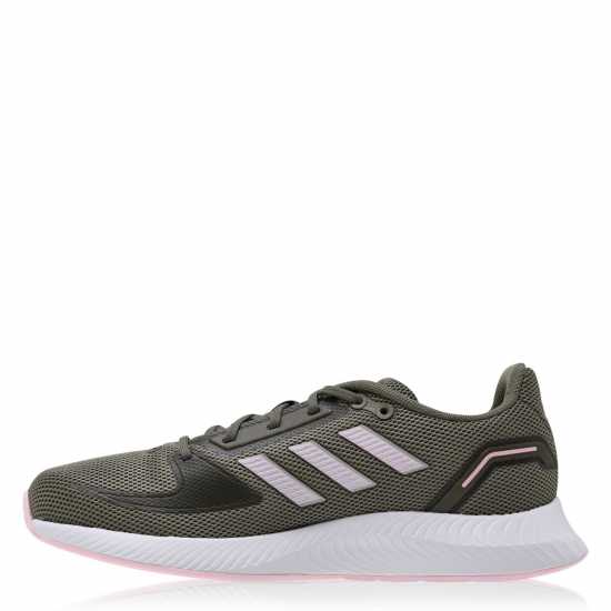 Adidas Run Falcon 2.0 Shoes Womens Khaki/Pink Дамски маратонки