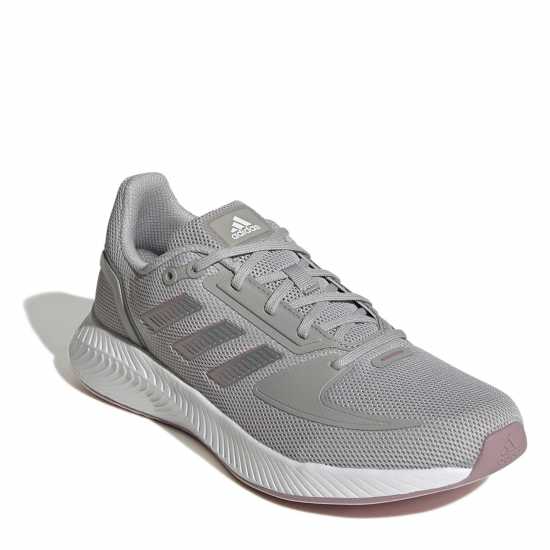 Adidas Run Falcon 2.0 Shoes Womens Grey/White/Pink Дамски маратонки