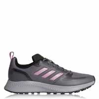 Adidas Мъжки Маратонки Бягане По Пътеки Runfalcon 2 Womens Trail Running Shoes Grey/Pink Дамски маратонки