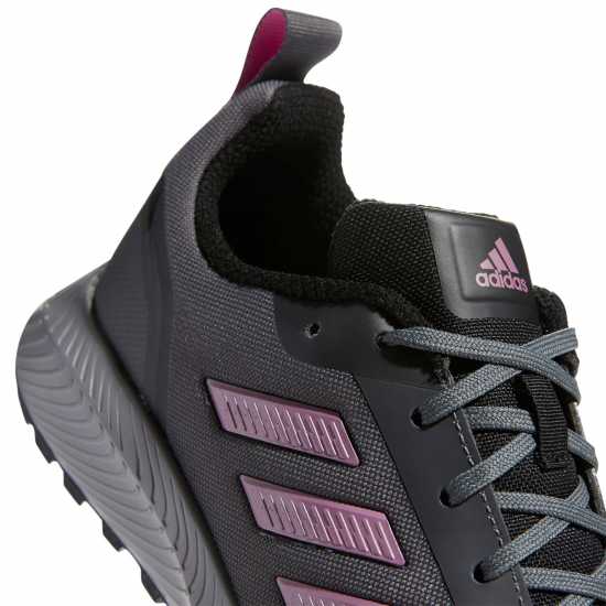 Adidas Мъжки Маратонки Бягане По Пътеки Runfalcon 2 Womens Trail Running Shoes Grey/Pink Дамски маратонки