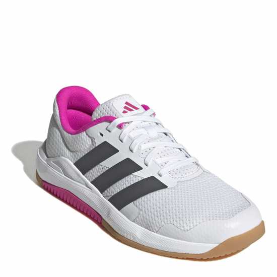 Adidas Dropset Base Training Shoe Womens Wte/Gre/Pink 