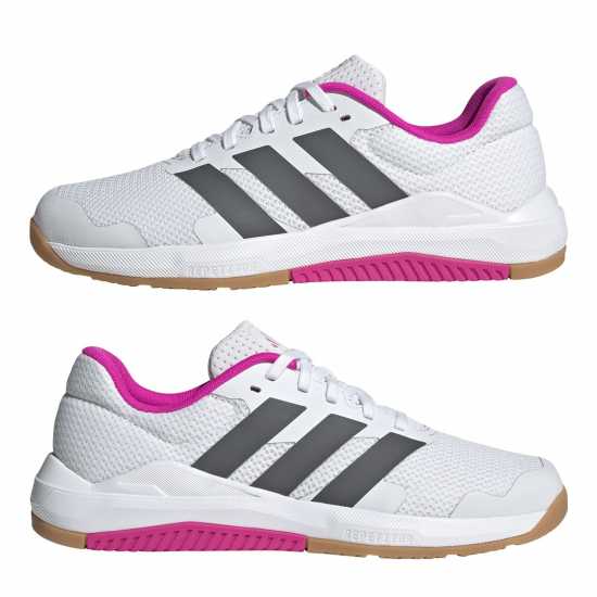 Adidas Dropset Base Training Shoe Womens Wte/Gre/Pink 