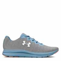 Under Armour Charged Impulse 3 Running Trainer Womens Mod Grey Дамски маратонки